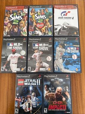 Sony PlayStation 2 Game Bundle – lot of 8